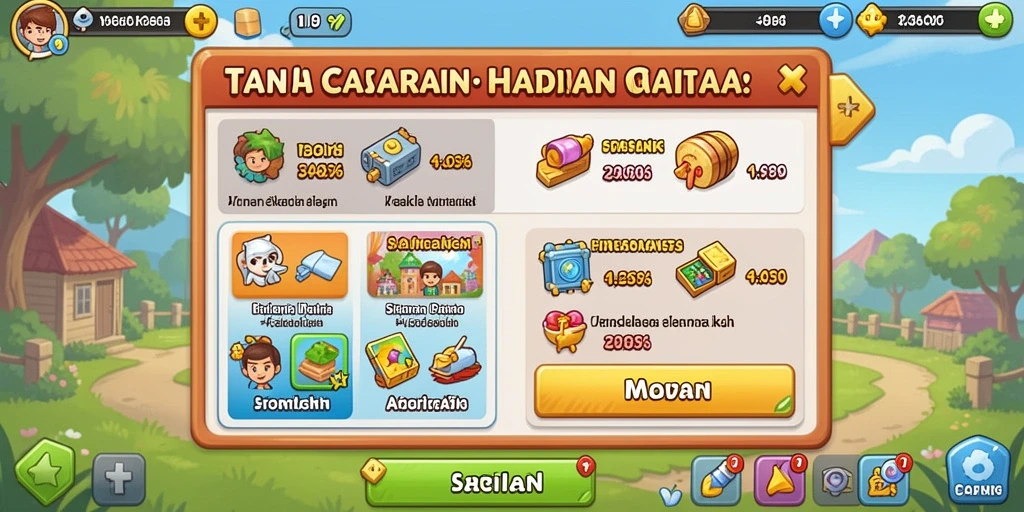 Tampilan antarmuka pengguna yang intuitif dan modern.